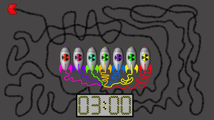 3 Minute Timer Colour Nuclear Bomb 💣 , Raibow Nuclear Bomb