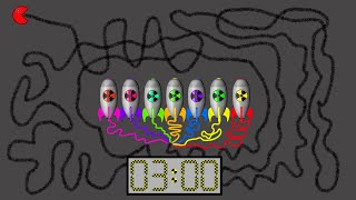 3 Minute Timer Colour Nuclear Bomb 💣 , Raibow Nuclear Bomb