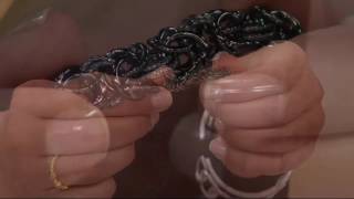 Judith Ripka Sterling Verona Textured Byzantine Bracelet on QVC