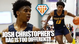 JOSH CHRISTOPHER'S BAG IS DIFFERENT!! | Epic Battle with Future Spartan AJ Hoggard at EYBL Dallas
