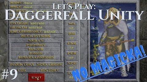 Daggerfall Unity, DARK KNIGHT Part 9: Regrouping, gearing up and getting stronger...