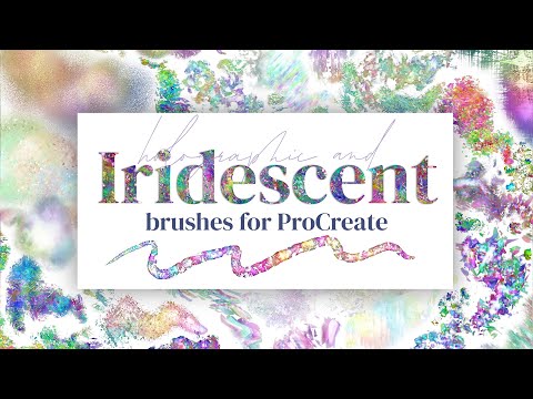 Iridescent Brushes for Procreate, a Brush Add-On by AJ Brushes (Thumbnail 2 of 10)
