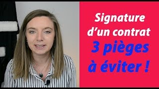 #146 - CONTRAT : 3 pièges à éviter lors de la signature