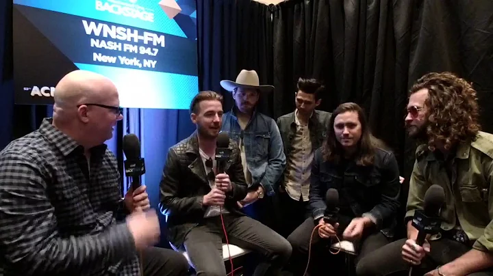 LANCO backstage with Jesse Addy at the ACMs