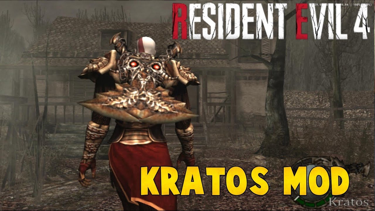 Resident Evil 4 tem Leon como Kratos em mod e muito mais