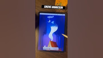 Smoke animation #procreateanimation #shortsfeed #shortsviral #procreatetutorials #digitalarttips