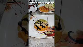 Celebrate 26th January with a Tricolour Waffle 🇮🇳🧇| #Ytshorts #CookWithRahat #WaffleRecipe #Waffle