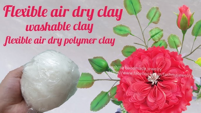 How to make flexible moldable cold porcelain modeling clay 