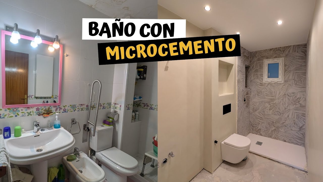 Truco para Renovar tu Baño Sin Obras, fácil y rápido con MICROCEMENTO