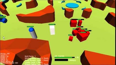 Simple Moba Programming Journal # 4 - New Map, New Abilities, New Minion AI, and Monsters