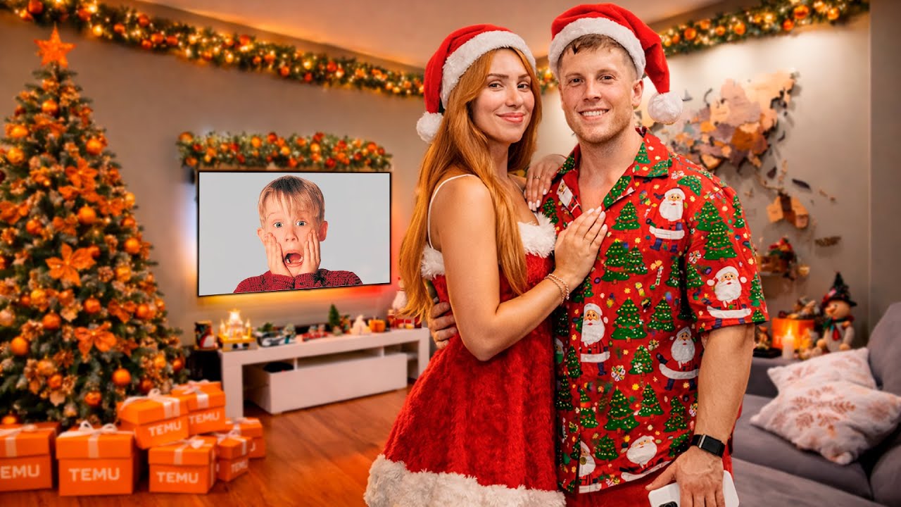 DECORÁMOS TODA A CASA PARA O NATAL COM PRODUTOS DA TEMU🎄😳