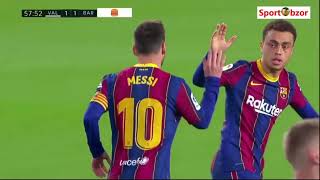 Обзор матча Валенсия-Барселона(2:3).