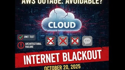 Why the AWS Outage Was a Choice, Not an Accident