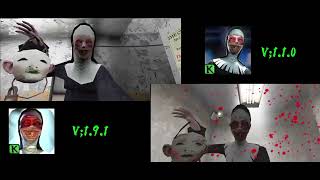 Evil Nun version 1.1.0 VS Evil Nun version 1.9.1(Death Ending!)