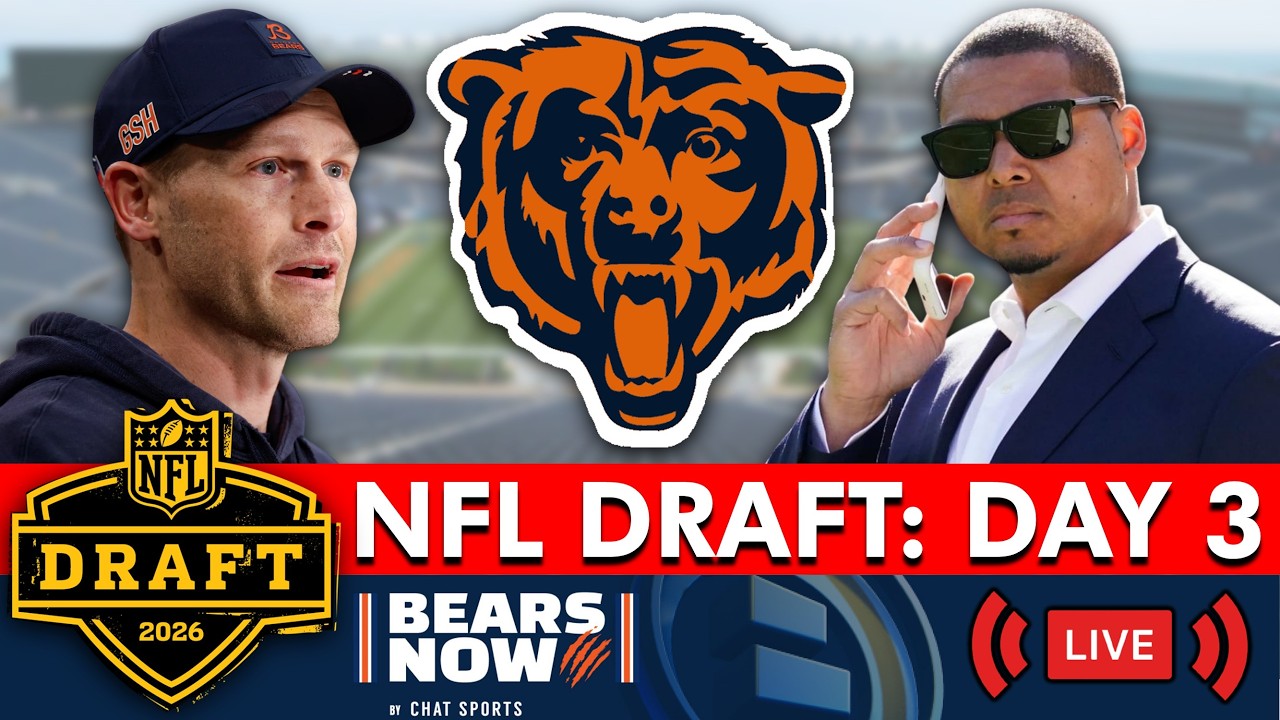 Chicago Bears NFL Draft 2026 Live Day 3: Rounds 4-7 - YouTube