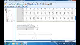الحلقة الخامسة: كيفية حساب التحليل العاملي الاستكشافي EFA باستخدام برنامج SPSS v.24