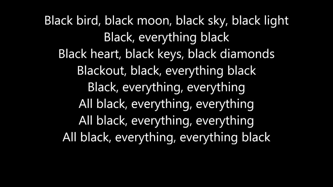 Черные птицы слова