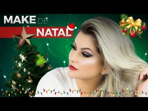 MAQUIAGEM PARA O NATAL POR ALICE SALAZAR
