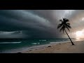Palm In the Waves 🌫️ 1 Hour Gulf Coast Lo-Fi Trance | Deep Focus & Rainy Beach Dusk Vibes