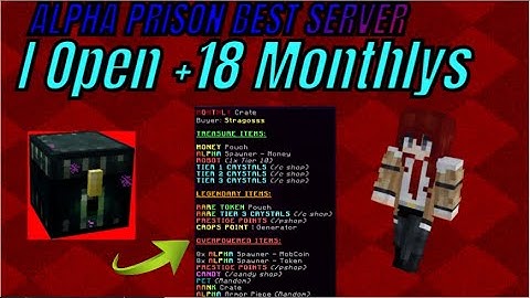 I Open +18 Boxes Monthlys And Earn All This :O | Alpha Prison#2
