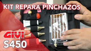 Kit Reparación de Pinchazos 3CV · Herramientas + Cartuchos gas CO2