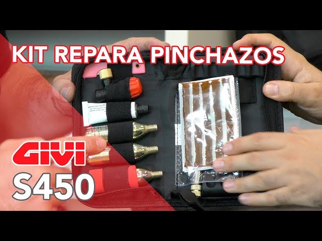 Reparar pinchazo de moto: Usamos el kit de reparación de pinchazos de moto🔧🔧  