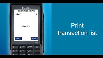 How To Print A Transaction List - Get Started With EFTPOS | Eftpos NZ