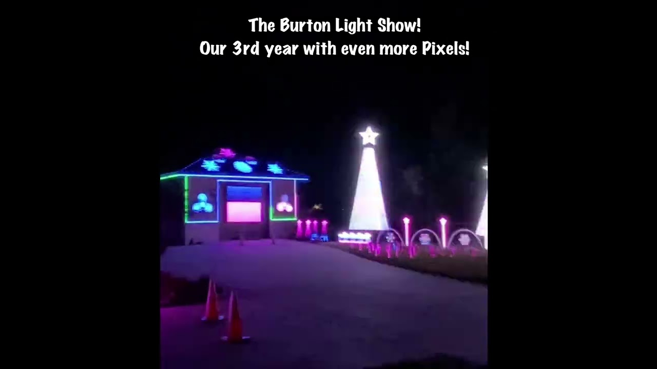 Our 3rd season with Christmas Lights to music YouTube
