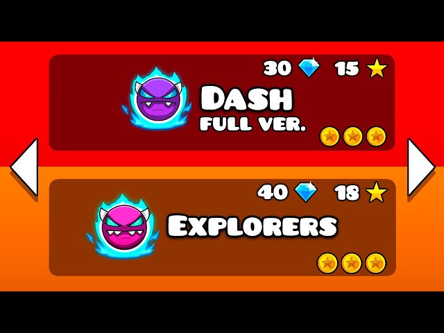 Dash Full Version and Explorers - Geometry Dash 2.2 class=