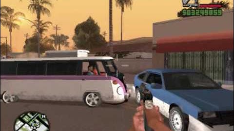First Person Shooter Cleo Mod in San Andreas
