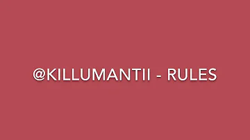 Killumantii - Rules (Official Audio)