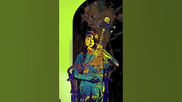 ĐỘC TẤU đàn Tỳ Bà - Oil painting digital by Computer Artist Deep Learning #artist #painting