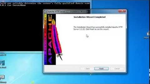 Install Apache server on windows 7