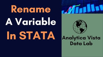 5. How to Rename a Variable in STATA?
