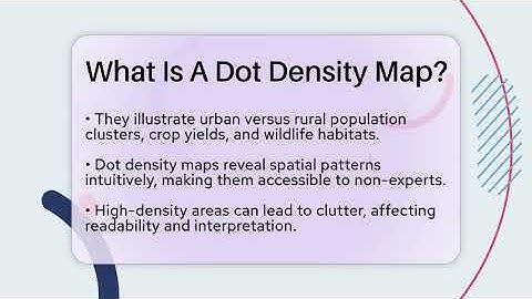 What Is A Dot Density Map? - The Geography Atlas