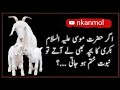 Amazing  quotes  musa ealayh alsalamu had taken even a goat the prophethood would have ended