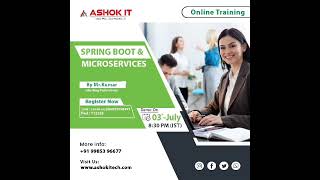 Spring Boot & Microservices - New Batch | Ashok IT screenshot 4