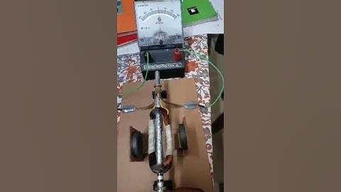 Electro magnetic induction experiment. #studentexperience  #electromagnetic_induction #experiment