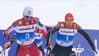 Nordische Kombination 10km Langlauf letzte Runde Goldlauf Eric Frenzel