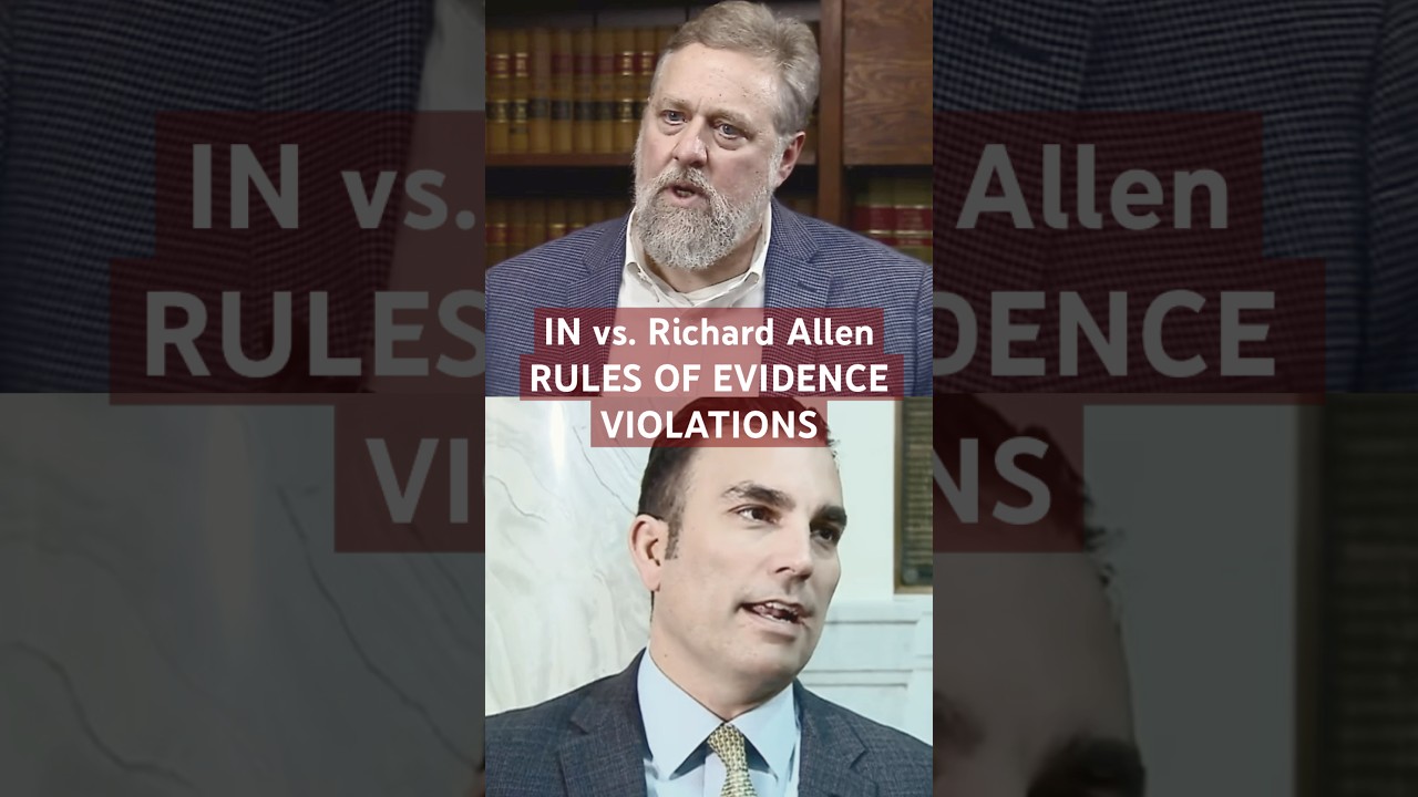 #RichardAllen FRAMED: Violations of Rules of Evidence (Rule 901 & 1002 ...