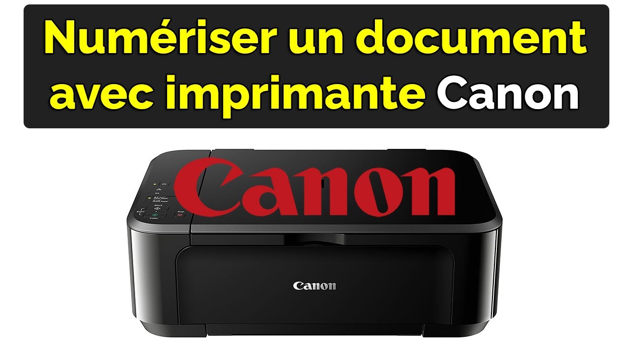 Comment Supprimer La Page De Garde Imprimante Canon Comment numériser un document avec une imprimante Canon - YouTube