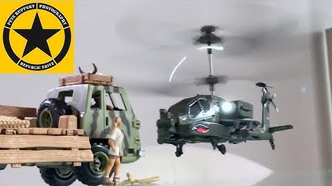 RC HELICOPTER Apache AH 64 ♦ RC Syma S109G with Gyro ♦ REVIEW