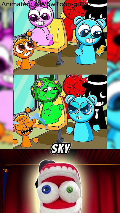 🤰PINKI AND VINERIA PREGNANT, FIGHT FOR A SEAT! SPRUNKI INCREDIBOX #incredibox #sprunkis  #vineria