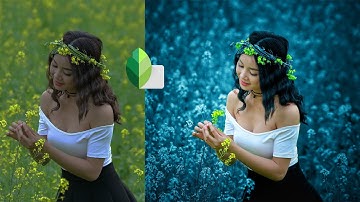 New Snapseed Moody Blue Photo Editing 2021 | Snapseed Creative Photo Edit Tricks