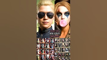 Cassie Cage Character Selection in  MkX , Mk11 and Mk1 Khaos Reigns #mortalkombat1havik