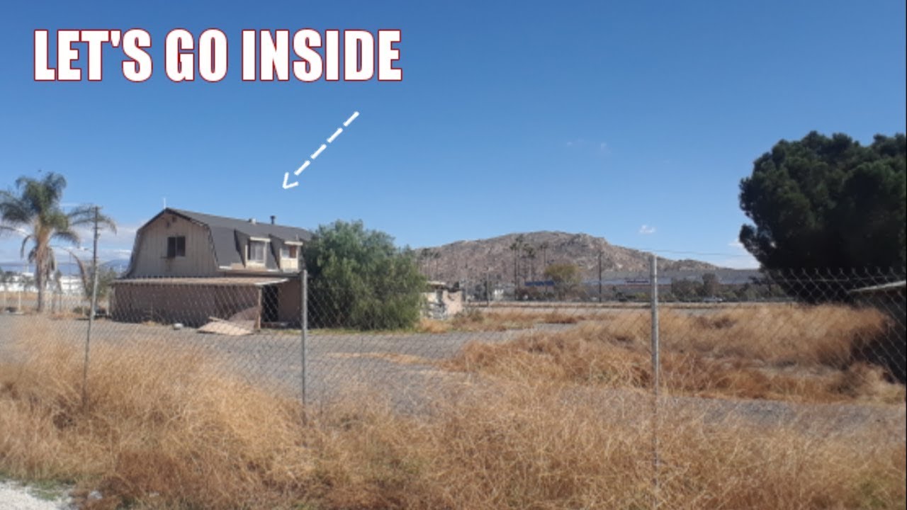 Creepy old abandoned house Inland Empire - YouTube