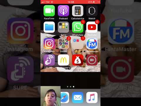 Video: Come registrare lo schermo IOS 12 con Facecam?: 4 passaggi Video: Come registrare lo schermo IOS 12 con Facecam?: 4 passaggi