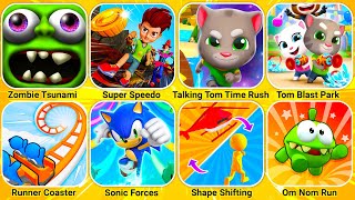 Zombie Tsunami, Metroland, Runner Coaster, Baby Unicorn, Sonic Dash, Slap And Run, Ball Run 2048...