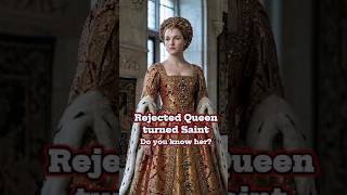 Rejected Queen turned Saint #womeninhistory #truehistory #historyshorts #historylovers #history