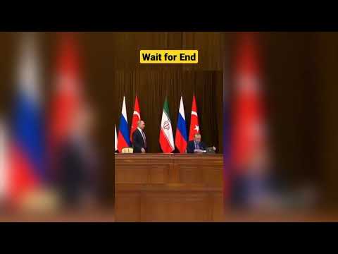 Vladimir Putin pulls chair - Erdogan and putin chair prank - Putin funny moments #putin #shorts